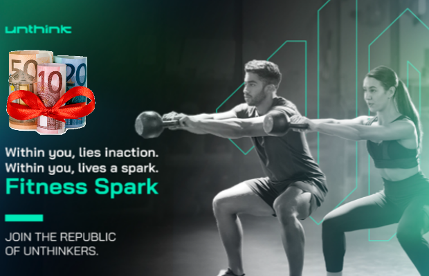 Reward: ΔΩΡΟΚΑΡΤΕΣ  SPARK –  Γυμναστήριο UNTHINK Πειραιά